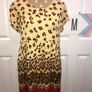 Urban Outfitters cheetah dress/tunic- medium
